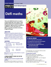 Défi maths