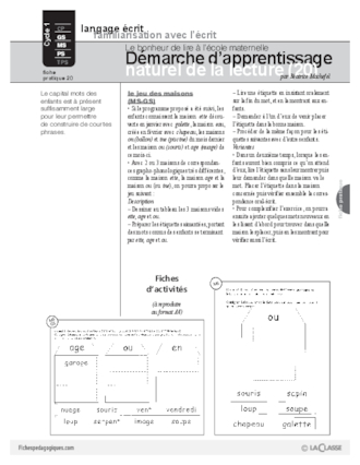 Démarche d'apprentissage naturel de la lecture (20)