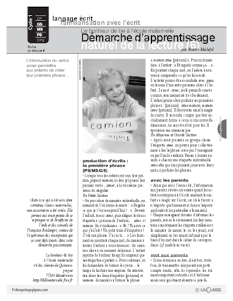 Démarche d'apprentissage naturel de la lecture (6)