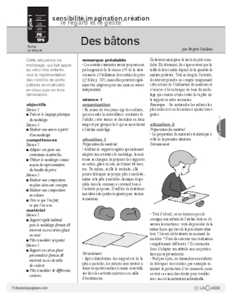 Des bâtons