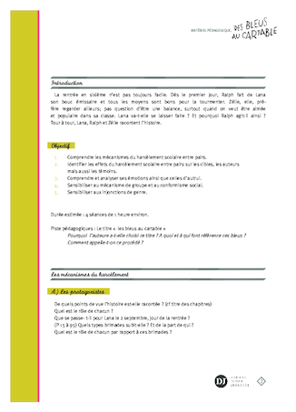 Des bleus au cartable