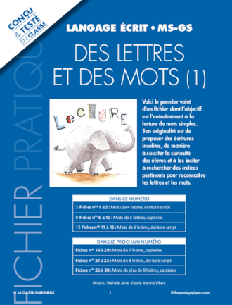 Des lettres et des mots