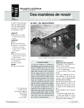 Des manières de revoir le paysage au quotidien (4)