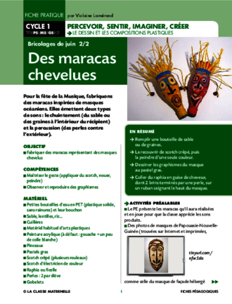 Des maracas chevelues