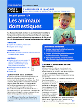 Des poils partout. Les animaux domestiques (1)