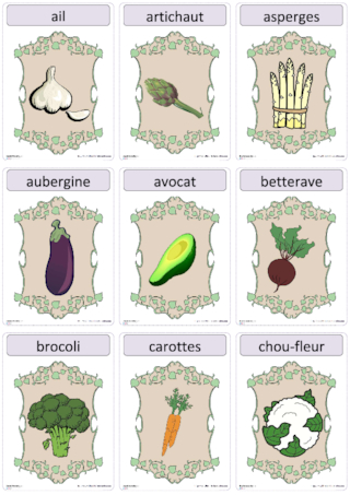 Devine tête - Légumes - FichesPédagogiques.com