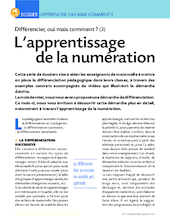 Différencier, oui mais comment ? (2) L'apprentissage de la numération