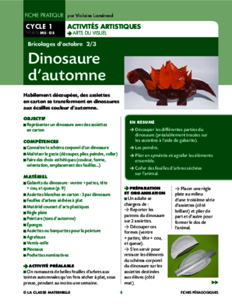 Dinosaure d'automne