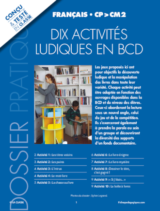 Dix activités ludiques en BCD
