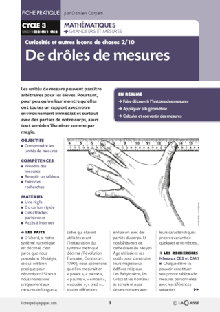 Drôles de mesures