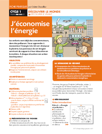 Economiser l'énergie