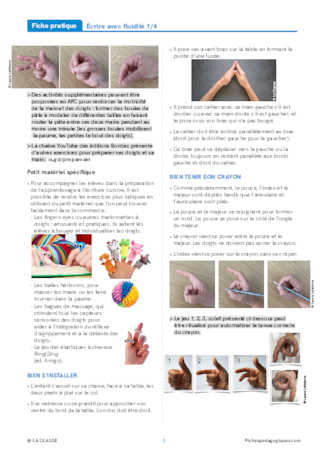 Écrire avec fluidité - Outils et conseils pour l'enseignement de l'écriture