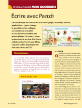 Ecrire avec Peetch