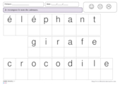 ELMER - Animaux - minuscules
