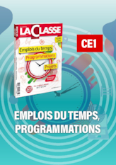 Les emplois du temps et programmations CE1 2019