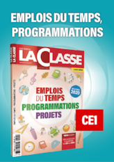 Emplois du temps et programmations CE1 2020/2021