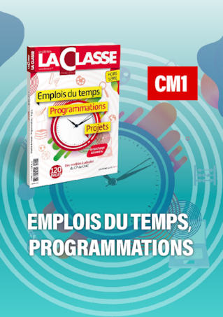 Les emplois du temps et programmations CM1 2019