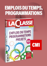 Emplois du temps et programmations CM1 2021