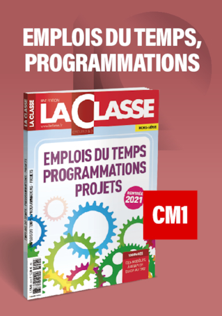 Emplois du temps et programmations CM1 2021