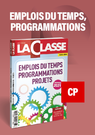 Emplois du temps et programmations CP 2021