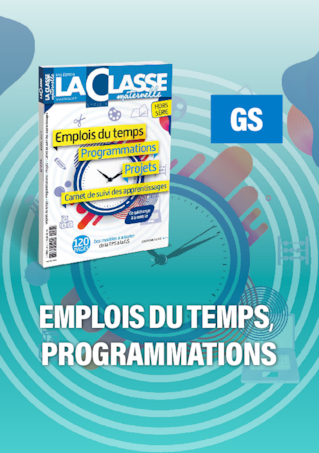 Les emplois du temps et programmations GS 2019