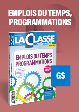 Emplois du temps et programmations GS 2021