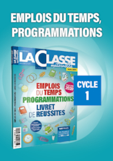 Emplois du temps, programmations et projets Cycle 1 2020