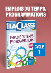 Emplois du temps, programmations et projets Cycle 1 2021