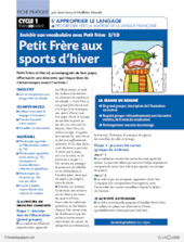 Enrichir son vocabulaire avec Petit Frère (5) / Petit Frère aux sports d'hiver