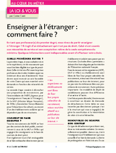 Enseigner à l’étranger : comment faire ?