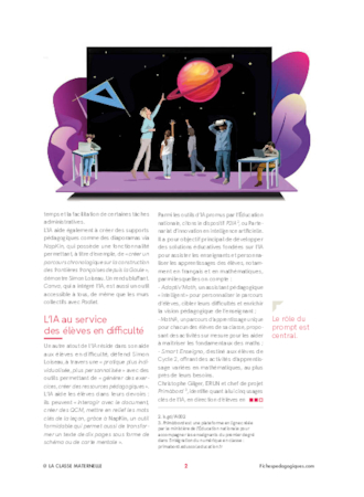 Enseigner avec l'intelligence artificielle