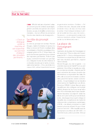 Enseigner avec l'intelligence artificielle