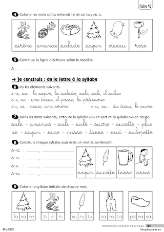 Entraînement à la lecture 2/4