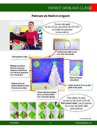 Entrez dans ma classe : bricolages de Noël