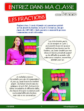 Entrez dans ma classe : les fractions