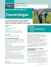 EPS en anglais. Course longue