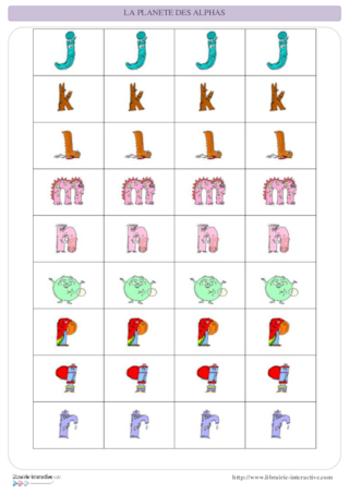 Etiquettes des Alphas - FichesPédagogiques.com