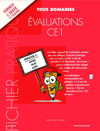 Evaluations CE1