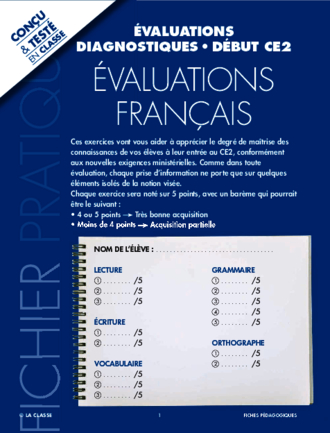 Évaluations français