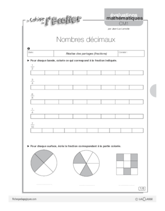 Evaluations mathématiques Cycle 3 (3) / Les nombres décimaux