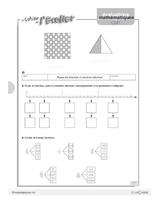 Evaluations mathématiques Cycle 3 (3) / Les nombres décimaux