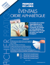 Éventails ordre alphabétique