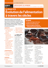 Evolution de l'alimentation à travers les siècles