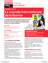 Exploiter l'actu / La journée internationale de la femme