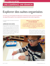 Explorer des suites organisées