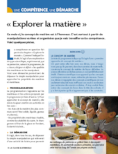 Explorer la matière