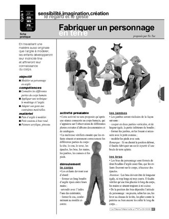 Fabriquer un personnage en argile