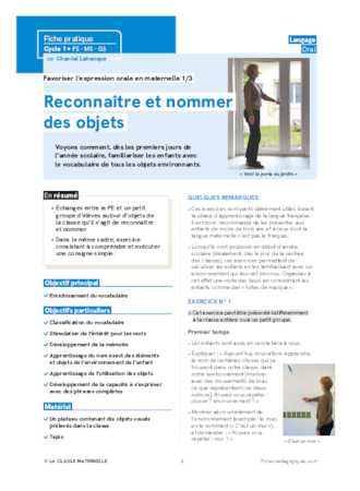 Favoriser l'expression orale en maternelle
