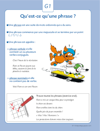 Fichier grammaire cycle 3