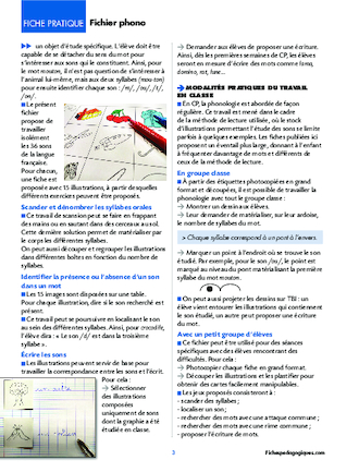 Fichier phono 2/2